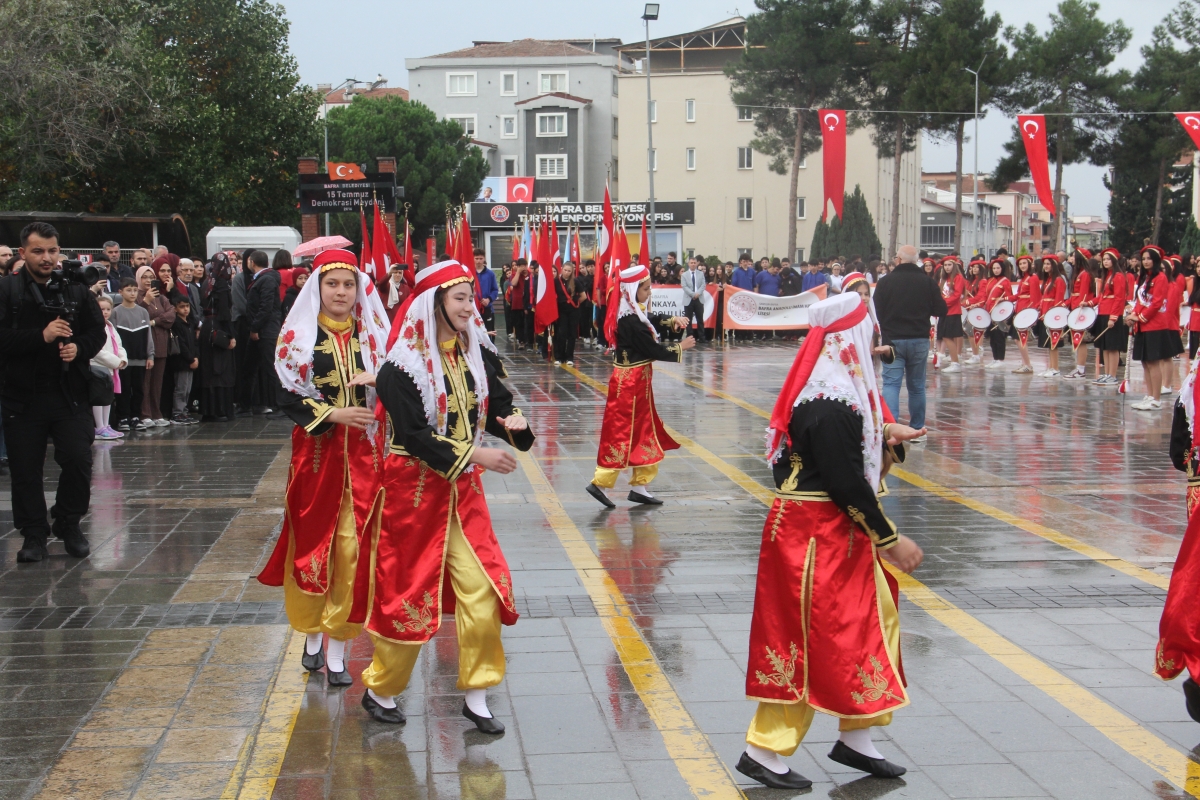 Bafra'da Cumhuriyet Bayramının 103. Yılı Coşkuyla Kutlandı