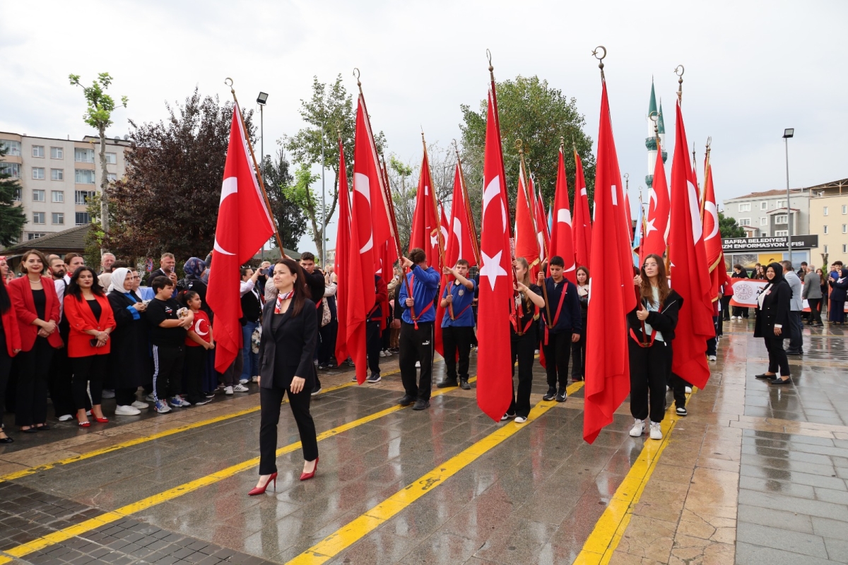 Bafra'da Cumhuriyet Bayramının 103. Yılı Coşkuyla Kutlandı