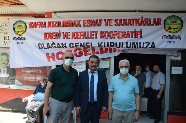 ESNAFLAR BAŞKAN AHMET YILMAZ’LA DEVAM DEDİ