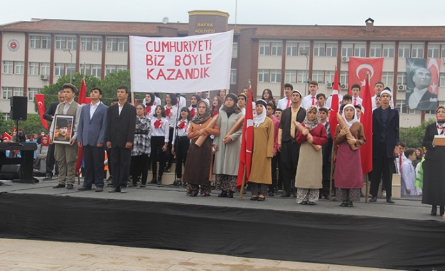 BAFRA’DA CUMHURİYET BÖYLE KUTLANDI
