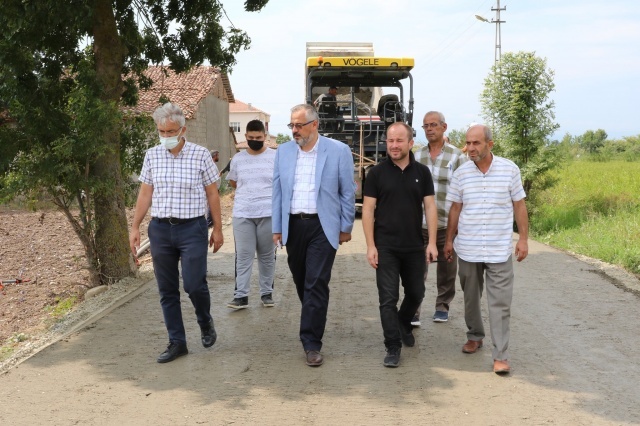 Bafra’da Bir İlk Daha… Dış Mahalleler Beton Yola Kavuşuyor