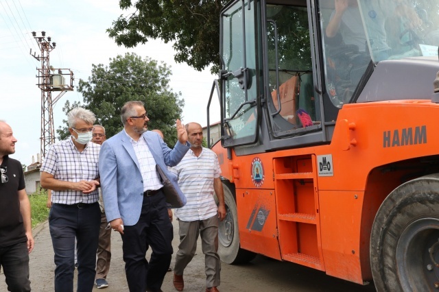 Bafra’da Bir İlk Daha… Dış Mahalleler Beton Yola Kavuşuyor