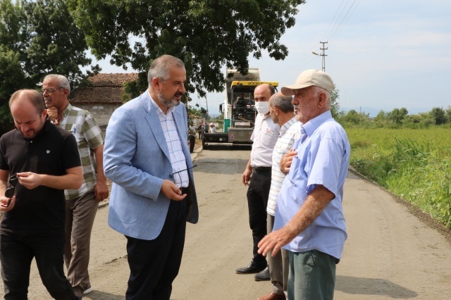 Bafra’da Bir İlk Daha… Dış Mahalleler Beton Yola Kavuşuyor