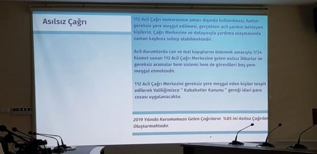 HER KONUYA TEK NUMARA ‘112’