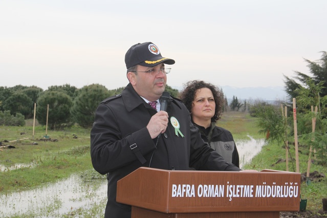 BAFRA'DA “DÜNYA ORMANCILIK GÜNÜ VE ORMAN HAFTASI” FİDAN DİKİMİ İLE KUTLANDI