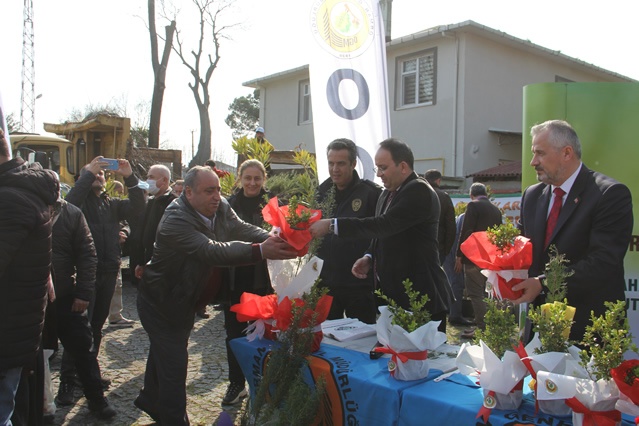 BAFRA'DA “DÜNYA ORMANCILIK GÜNÜ VE ORMAN HAFTASI” FİDAN DİKİMİ İLE KUTLANDI