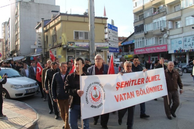 BAFRA ŞEHİTLER İÇİN TEK YÜREK OLDU