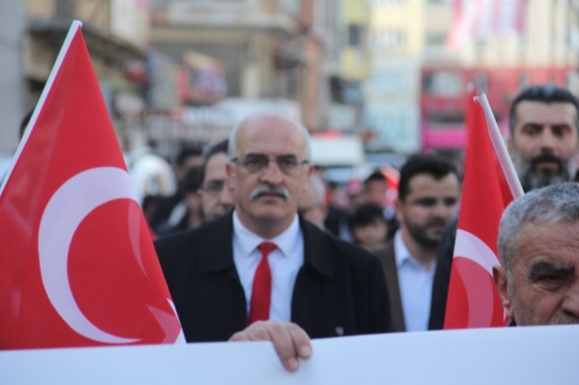BAFRA ŞEHİTLER İÇİN TEK YÜREK OLDU