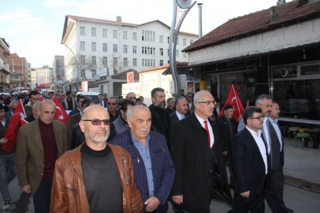 BAFRA ŞEHİTLER İÇİN TEK YÜREK OLDU