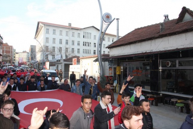 BAFRA ŞEHİTLER İÇİN TEK YÜREK OLDU