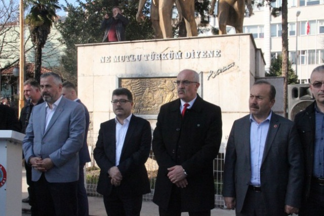BAFRA ŞEHİTLER İÇİN TEK YÜREK OLDU