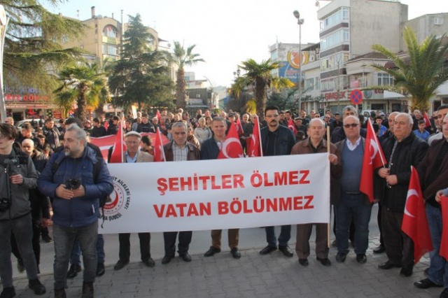 BAFRA ŞEHİTLER İÇİN TEK YÜREK OLDU