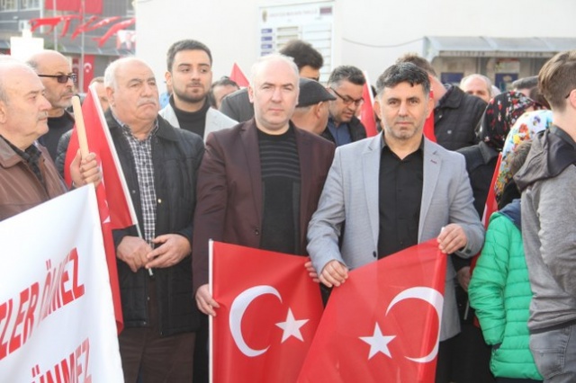 BAFRA ŞEHİTLER İÇİN TEK YÜREK OLDU