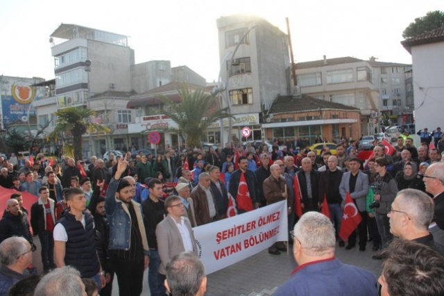 BAFRA ŞEHİTLER İÇİN TEK YÜREK OLDU