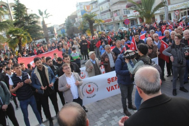 BAFRA ŞEHİTLER İÇİN TEK YÜREK OLDU