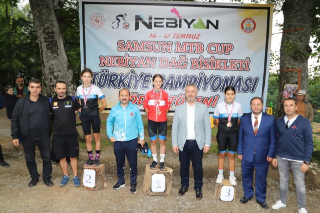 Türkiye Dağ Bisikleti Şampiyonası, Nebiyan'da düzenlendi.