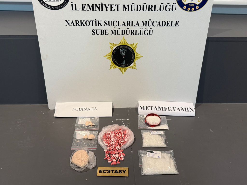 Samsun'da uyuşturucu operasyonunda 1 şüpheli gözaltına alındı