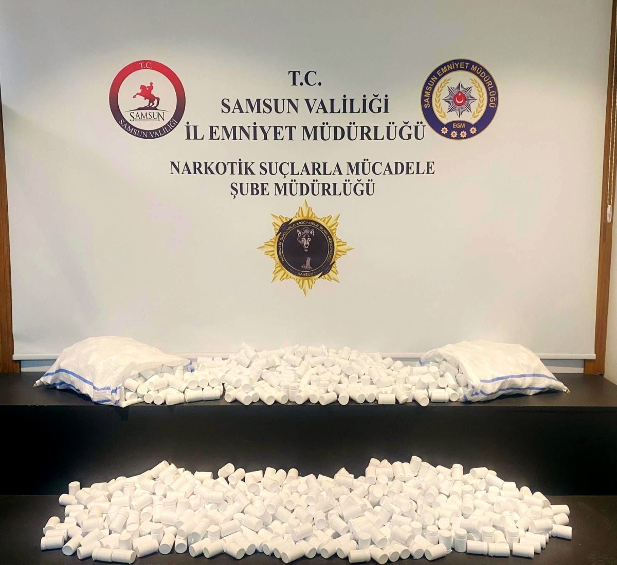 Samsun'da 51 bin 800 uyuşturucu hap ele geçirildi