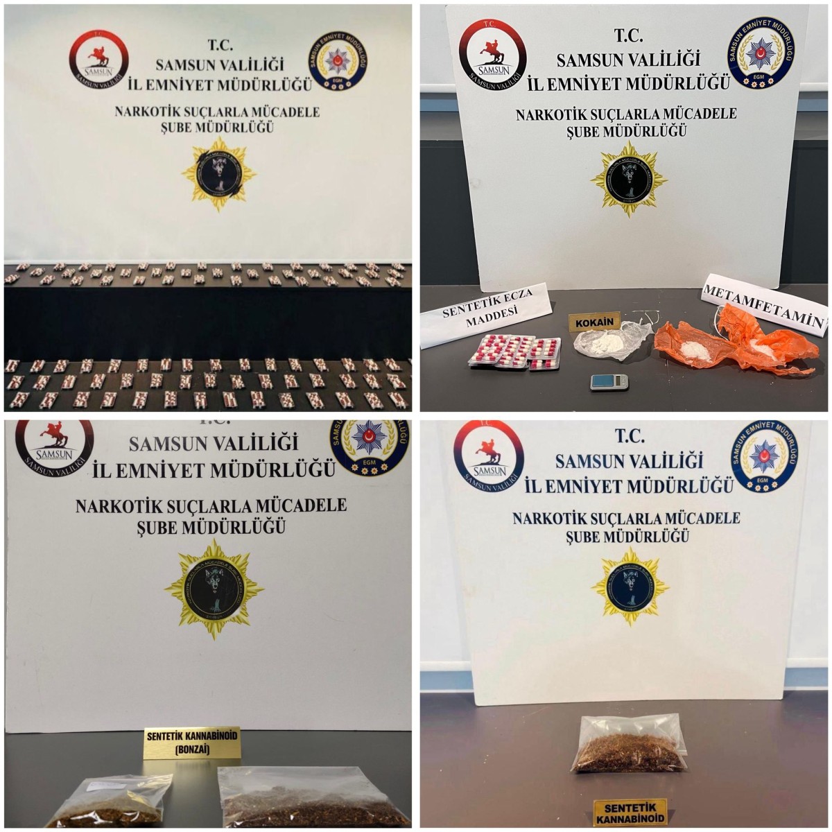 Samsun'da uyuşturucu operasyonunda 11 zanlı yakalandı