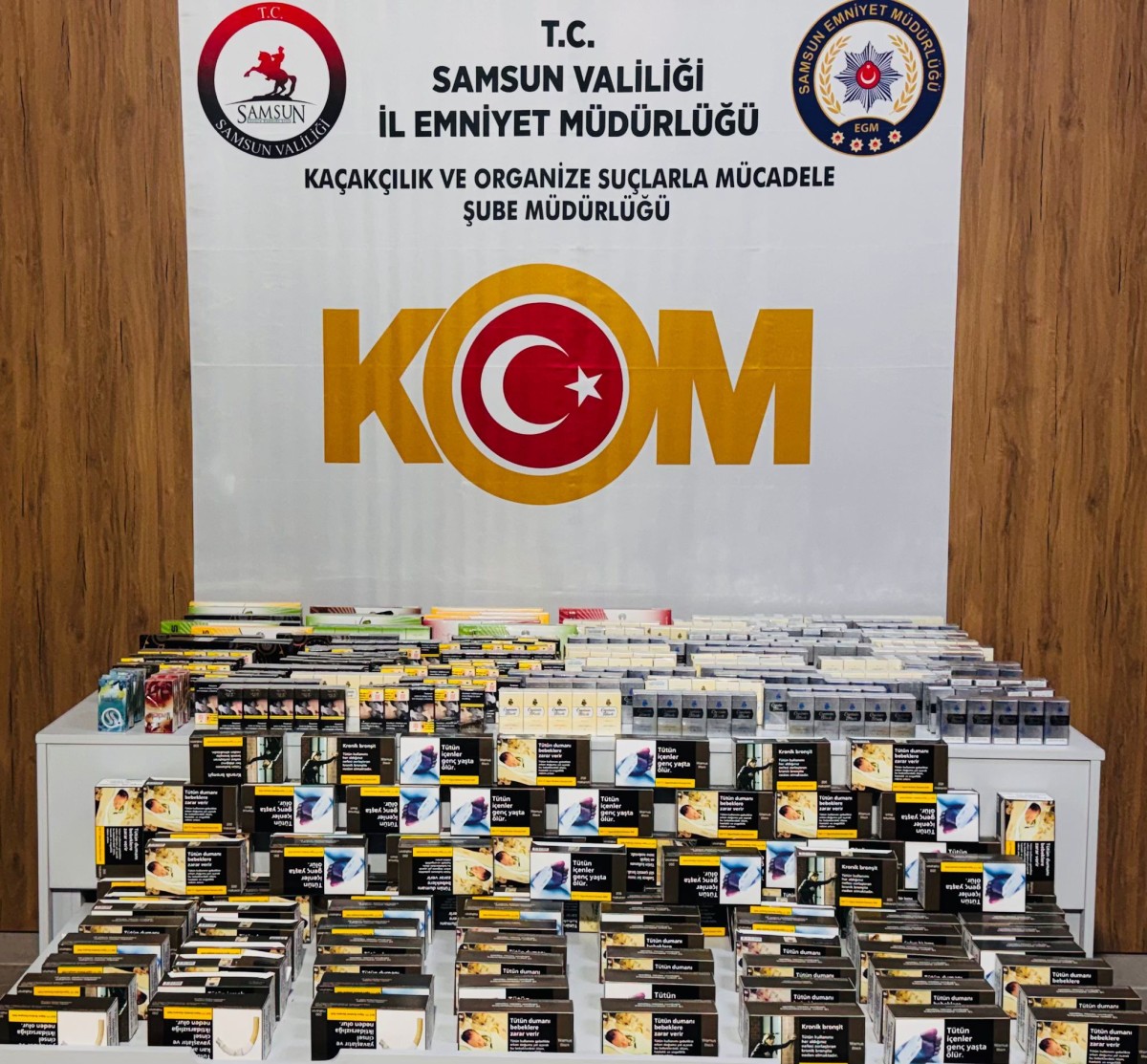 Samsun'da kaçakçılık operasyonunda 3 şüpheli yakalandı