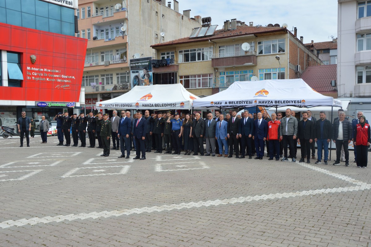 Atatürk'ün Havza'ya gelişinin 107'inci yıl dönümü kutlandı