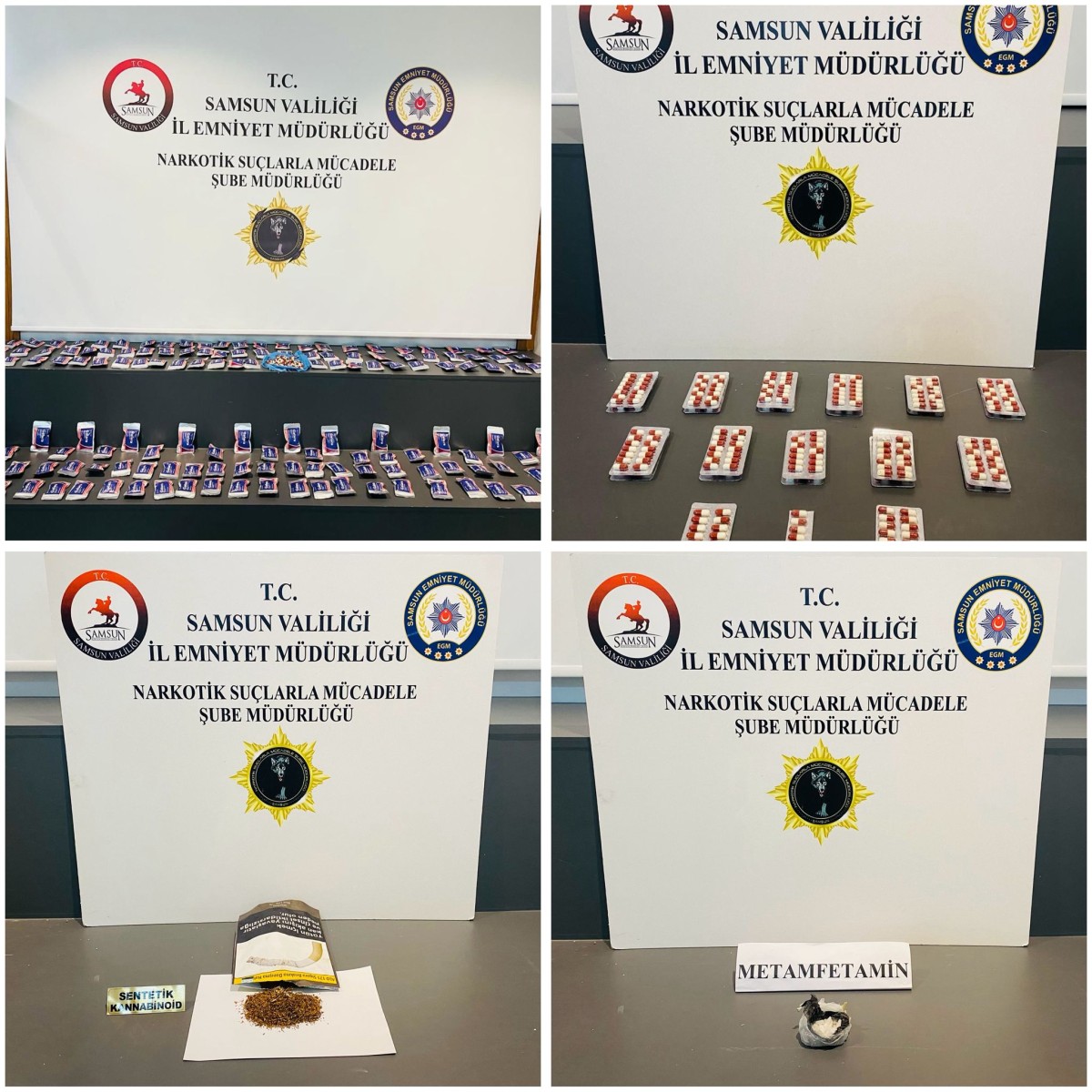 Samsun'da uyuşturucu operasyonunda 7 zanlı yakalandı