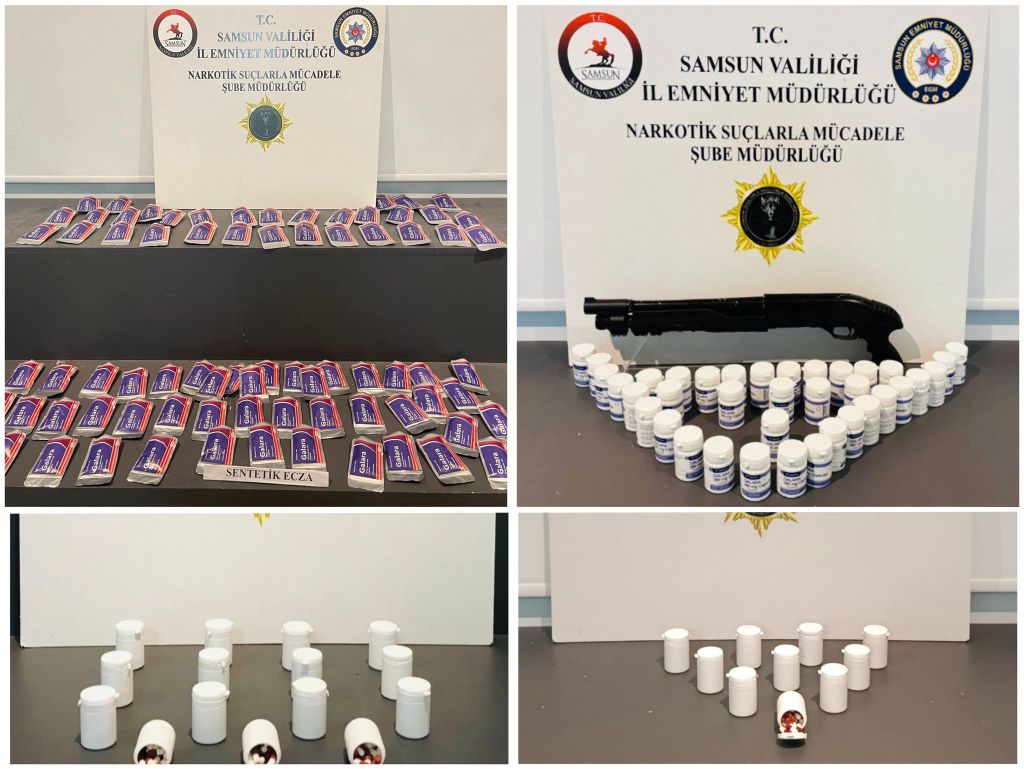 Samsun'da uyuşturucu operasyonunda 6 şüpheli yakalandı