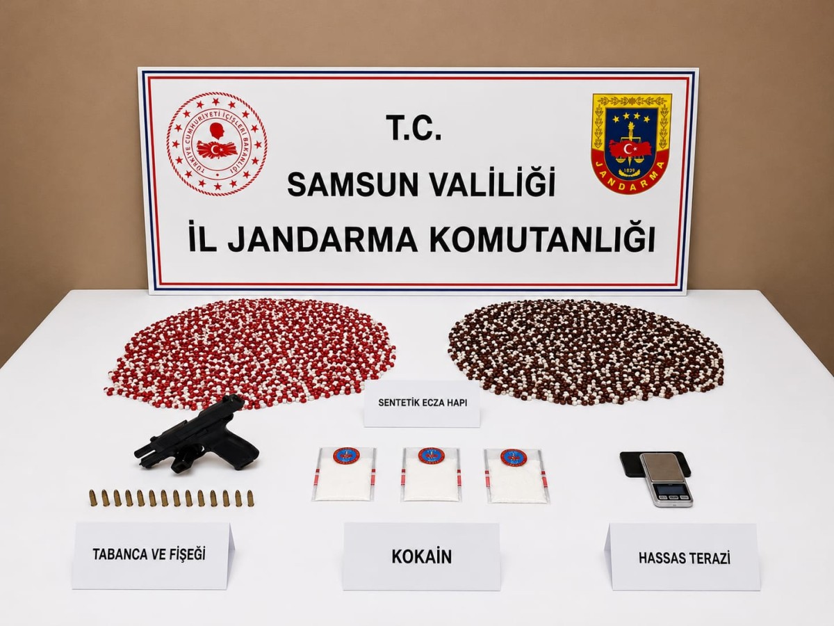 Bafra'da uyuşturucu operasyonunda 1 kişi gözaltına alındı