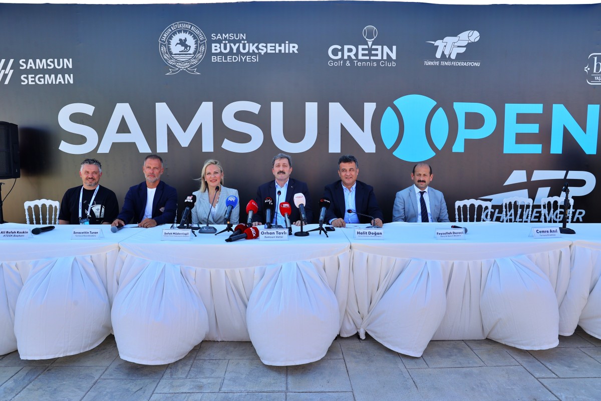 Uluslararası Samsun Open ATP Challenger 50 Tenis Turnuvası başladı