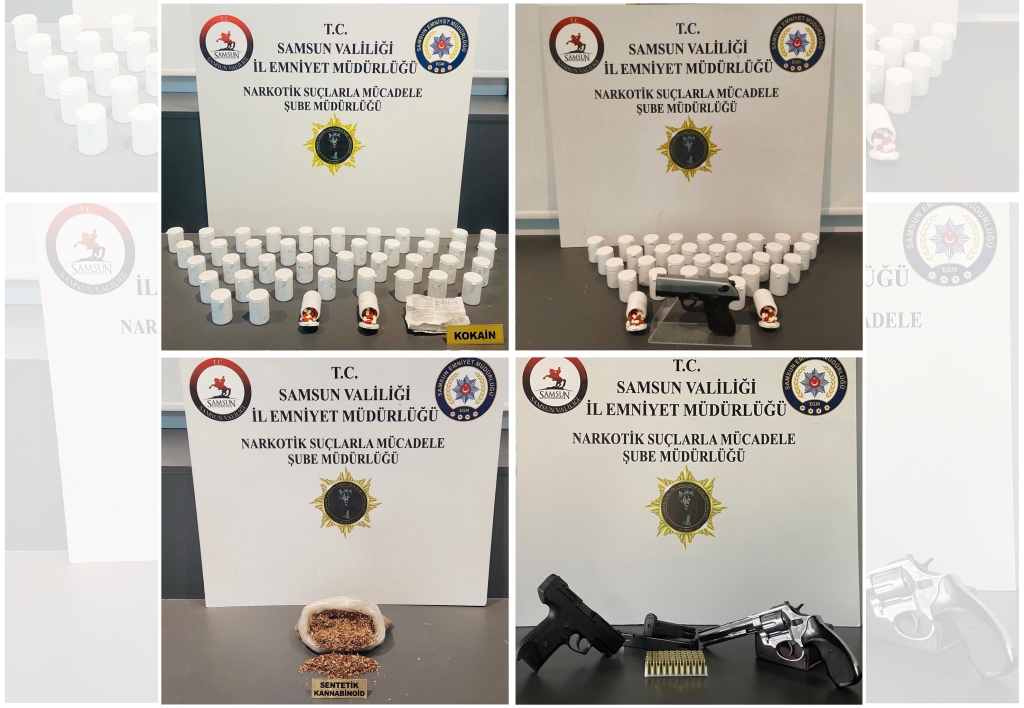 Samsun'da uyuşturucu operasyonunda 11 zanlı yakalandı