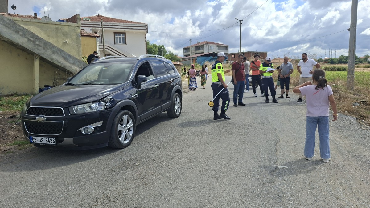 Bafra’da SUV tipi araçla çarpışan motosikletin sürücüsü yaralandı