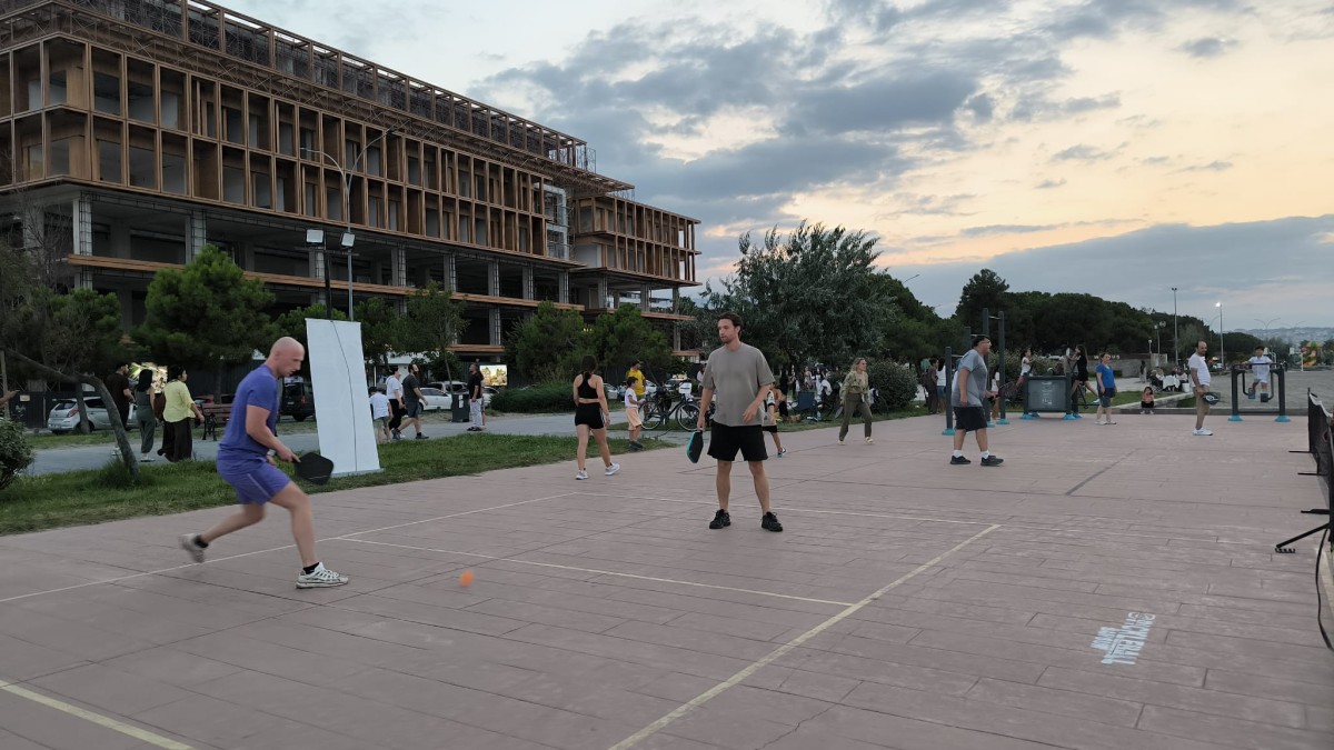 Samsunspor heyeti Atakum'da pickleball etkinliğine katıldı