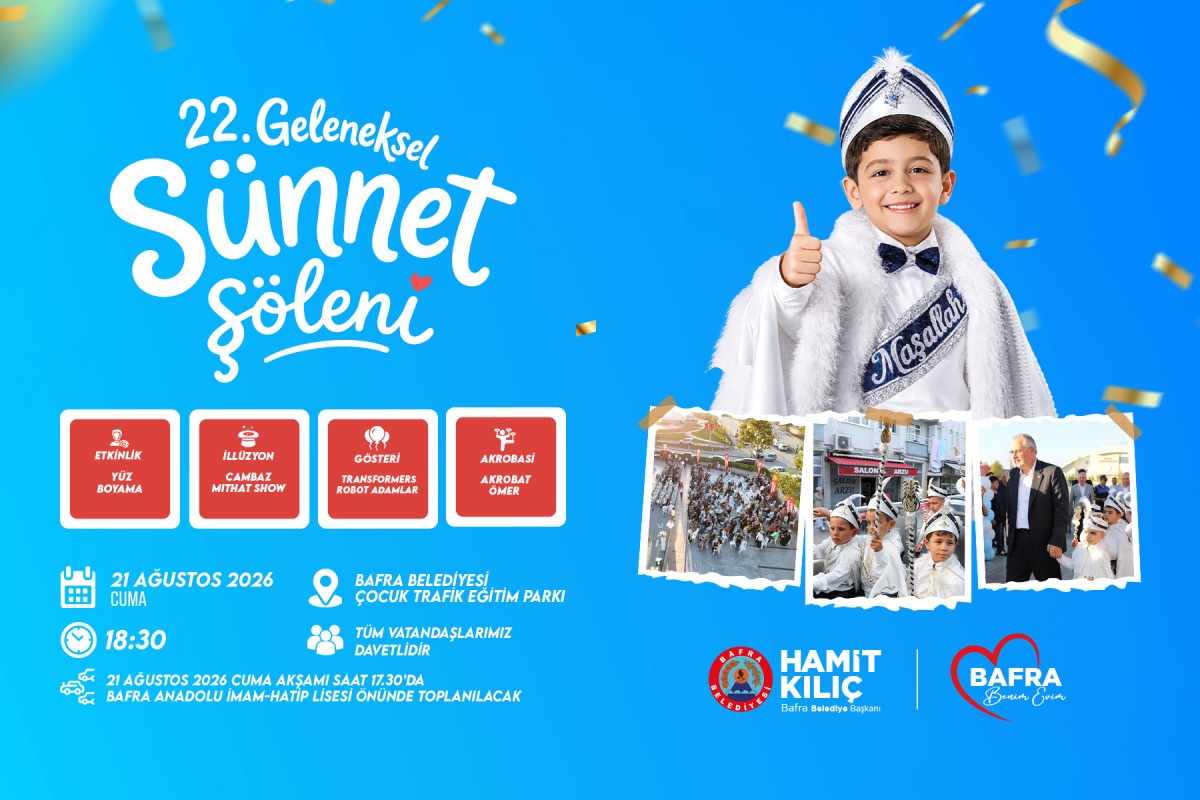 22. GELENEKSEL SÜNNET ŞÖLENİ'NİN TARİHİ BELLİ OLDU