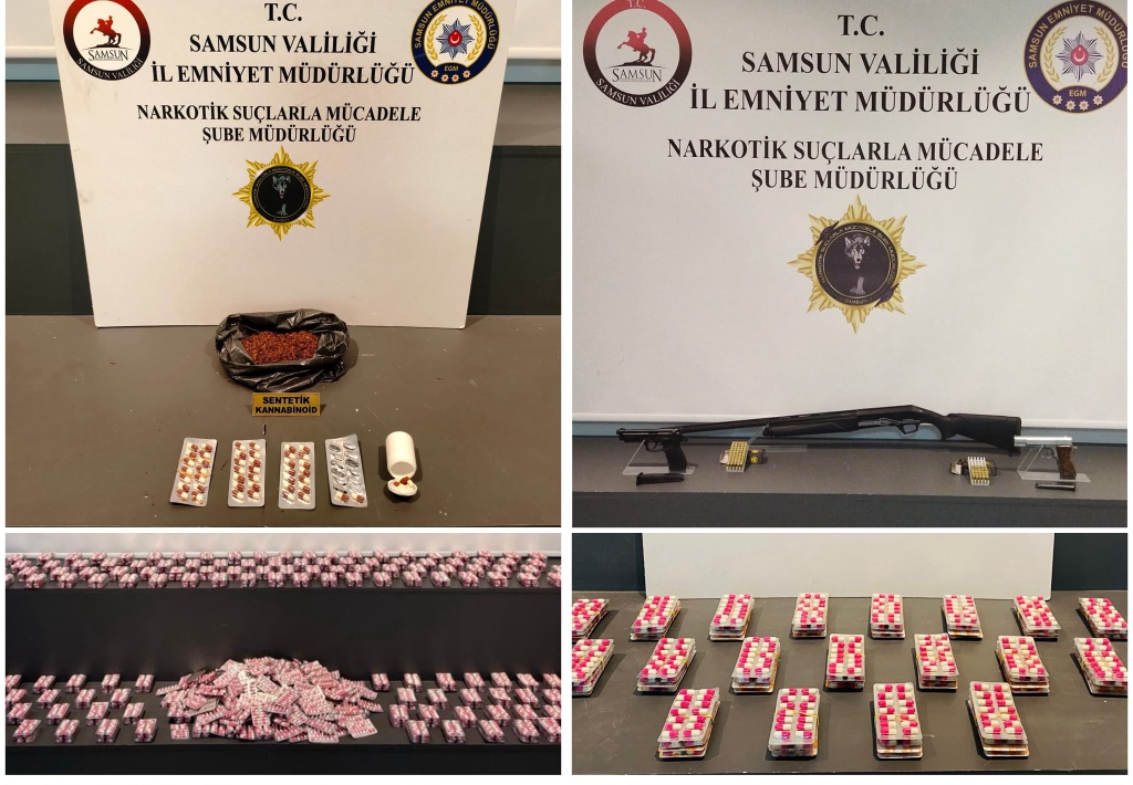 Samsun'da uyuşturucu operasyonunda 6 zanlı yakalandı