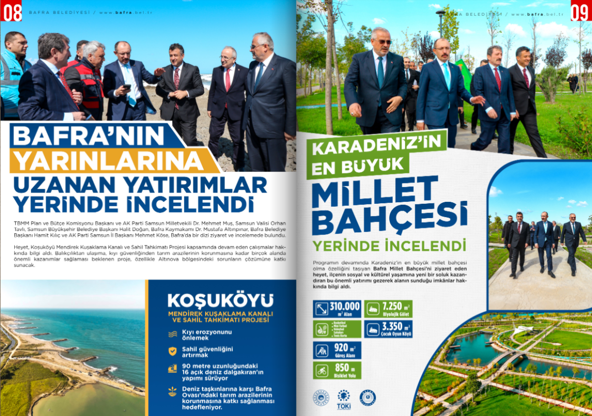 Bafra Bülten 10. Sayısıyla Yayında: İlçenin Bugününe ve Geleceğine Işık Tutuyor