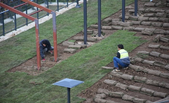 Boztepe seyir terası turistlerin uğrak noktası olmaya hazırlanıyor