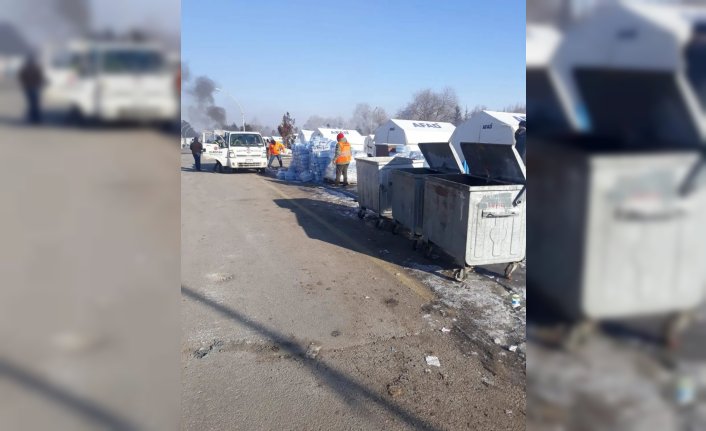 19 Mayıs Belediyesi, deprem bölgesi Elbistan'a yardımlarını sürdürüyor