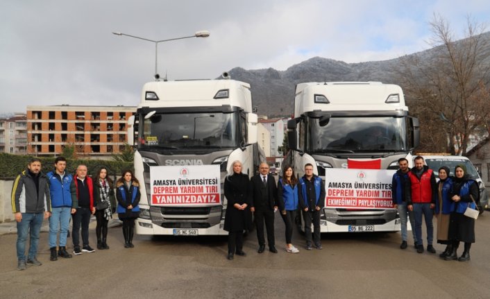 Tokat  ve Amasya'dan deprem bölgesine yardımlar sürüyor