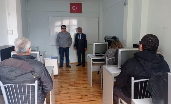 Bafra'da görme engellilere yönelik muhasebe yardımcısı kursu