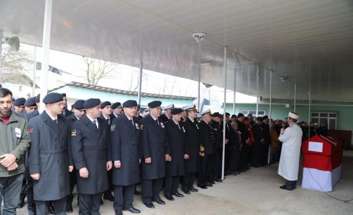 Kalp krizi sonucu ölen Uzman Çavuş Tangal'ın cenazesi, Samsun'da defnedildi