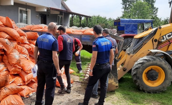 Düzce'de kalorifik değeri düşük kömür satışı yapan kişiye para cezası kesildi