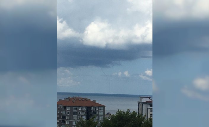 Ordu'da denizin üzerinde son birkaç günde iki kez hortum görüldü