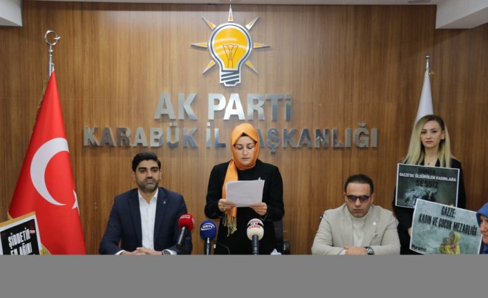 AK Parti Karabük Kadın Kollarından kadına yönelik şiddetle mücadele açıklaması