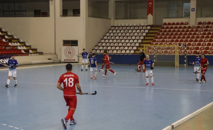 Erkekler Salon Hokeyi Süper Ligi 1. etabı Amasya'da sona erdi