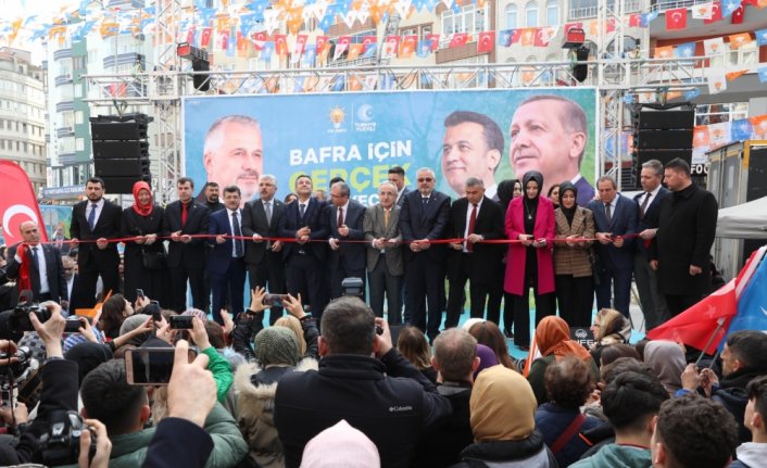 Cumhur İttifakı'nın Bafra Seçim Koordinasyon Merkezi'nin açılışı yapıldı