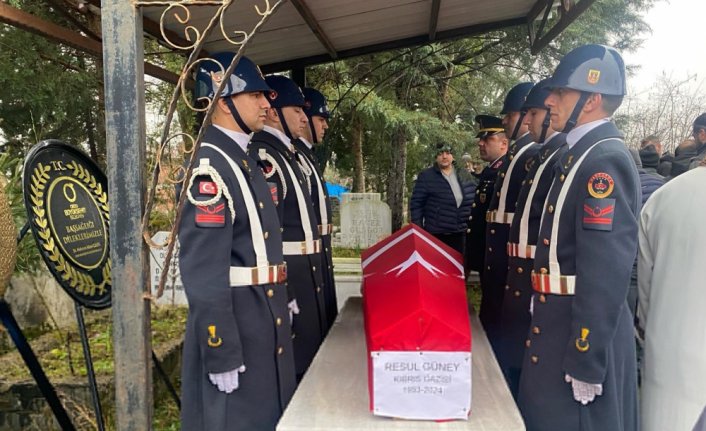 Kıbrıs Gazisi Resul Güney Ordu'da son yolculuğuna uğurlandı
