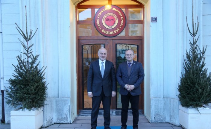 OMÜ Rektörü Ünal, Yozgat Bozok Üniversitesi Rektörü Yaşar'ı ziyaret etti