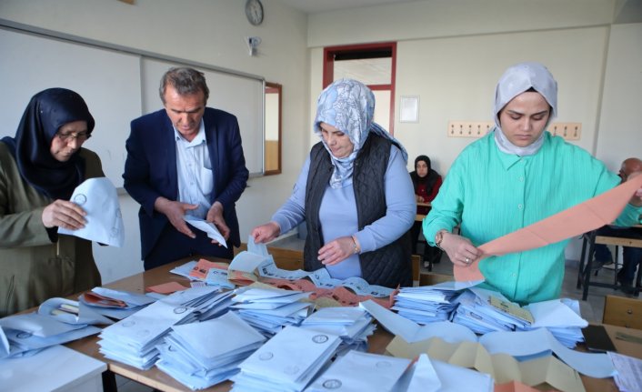 Çorum'da oy verme işlemi sona erdi