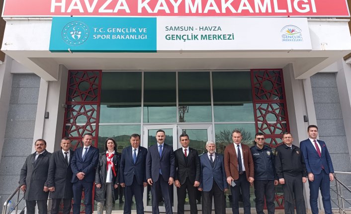 Havza Kaymakamı Ayvat, belediye başkan adayları ile bir araya geldi
