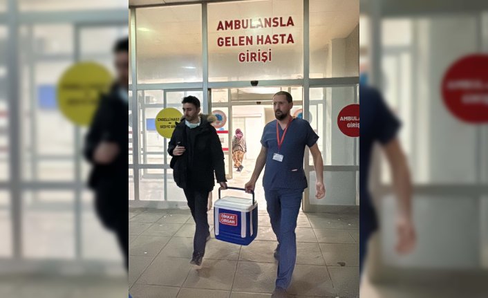 Motosiklet kazası sonrası beyin ölümü gerçekleşen gencin organları 5 kişiye umut oldu